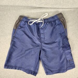 Speedo Swim Trunks Mens Large Blue Mesh Lined‎ Pull On Board Shorts